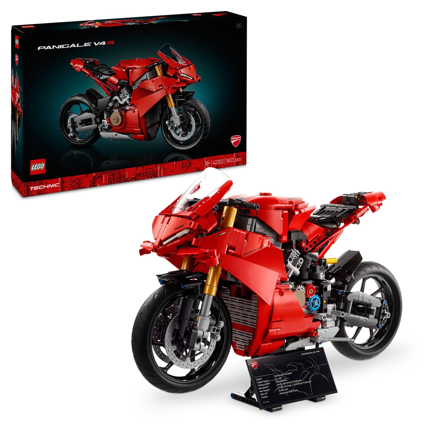 LEGO Ducati motorfiets 42202 Technic (Pre-Order: janauri 2025)