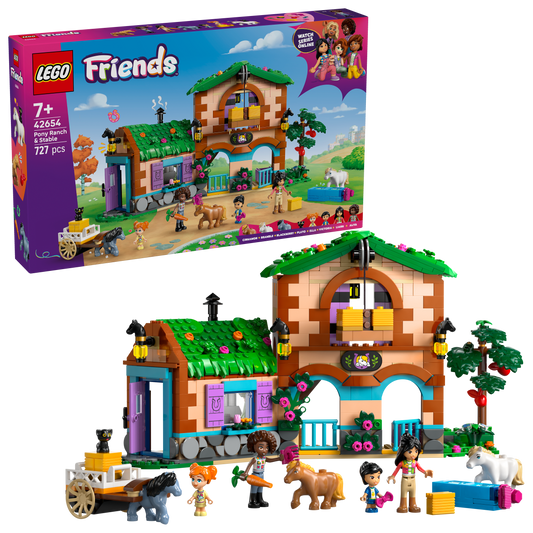 LEGO Pony Stal & Boerderij 42654 Friends