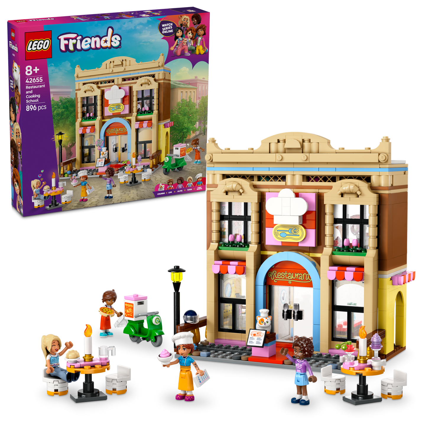 LEGO Kookles in het restaurant 42655 Friends (Pre-Order: januari 2025)