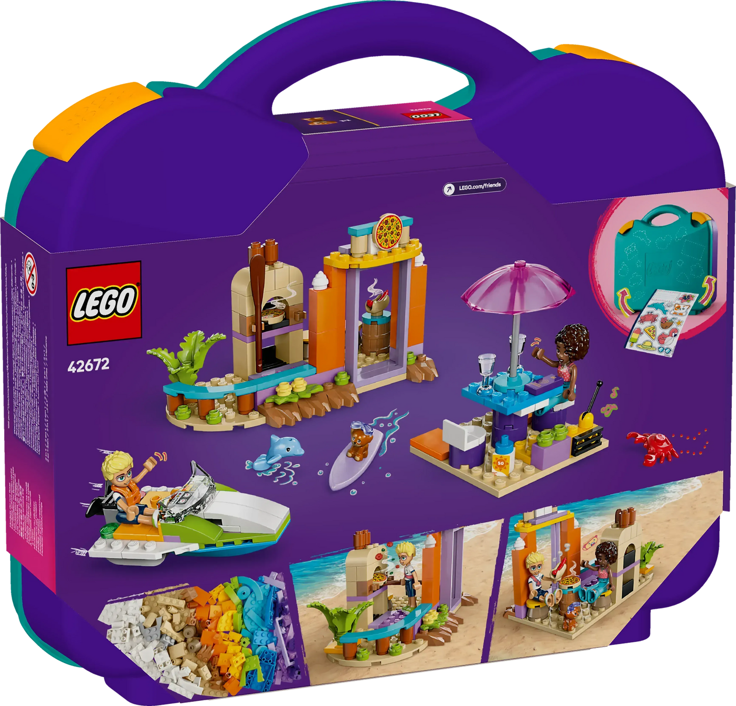 LEGO Creative Beach and Suitcase 42672 Friends (Pre-Order: January 2025)