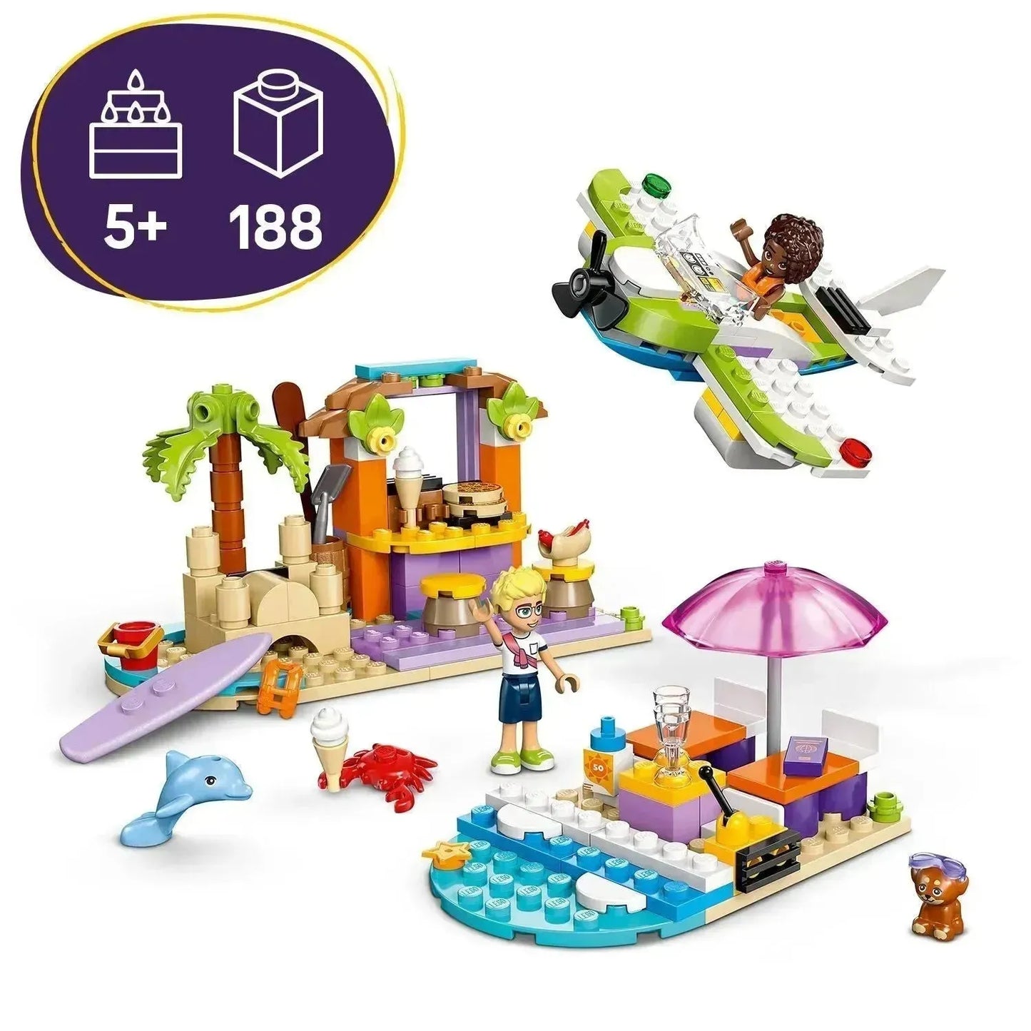 LEGO Creative Beach and Suitcase 42672 Friends (Pre-Order: January 2025)