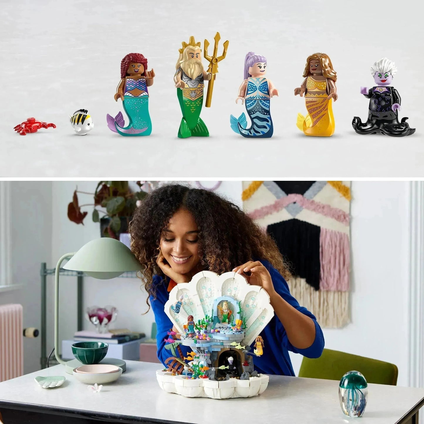 LEGO De Kleine Zeemeermin koninklijke schelp 43225 Disney