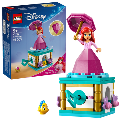 LEGO Draaiende Ariel 43259 Disney (Pre-Order: januari 2025)