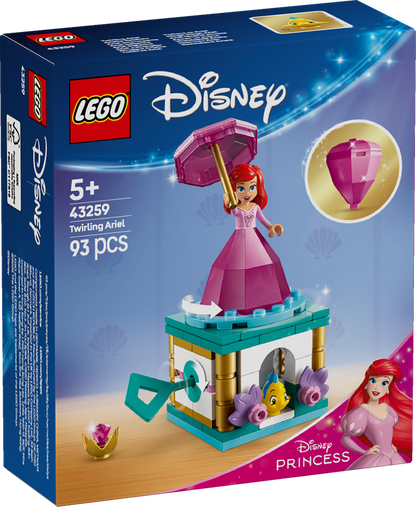 LEGO Draaiende Ariel 43259 Disney (Pre-Order: januari 2025)