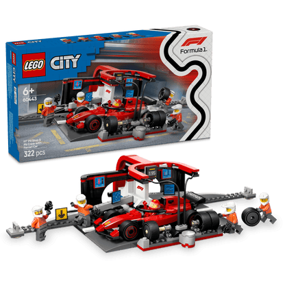 LEGO Pitcrew  van de Formule 1 60443 City