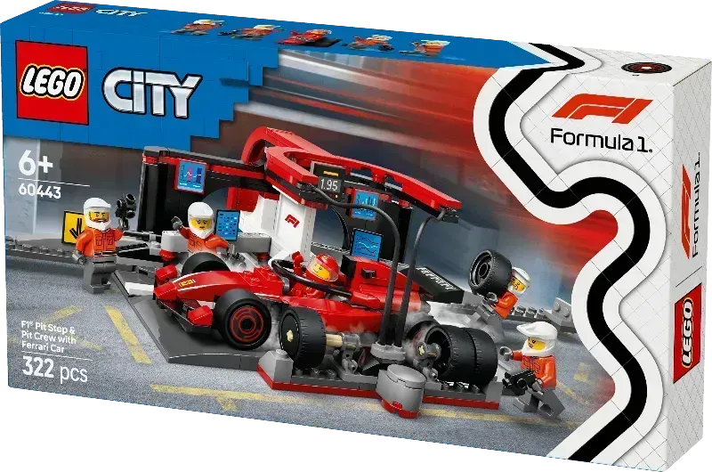 LEGO Pitcrew van de Formule 1 60443 City
