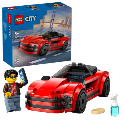 LEGO Rode Sportwagen 60448 City (Pre-Order: januari 2025)