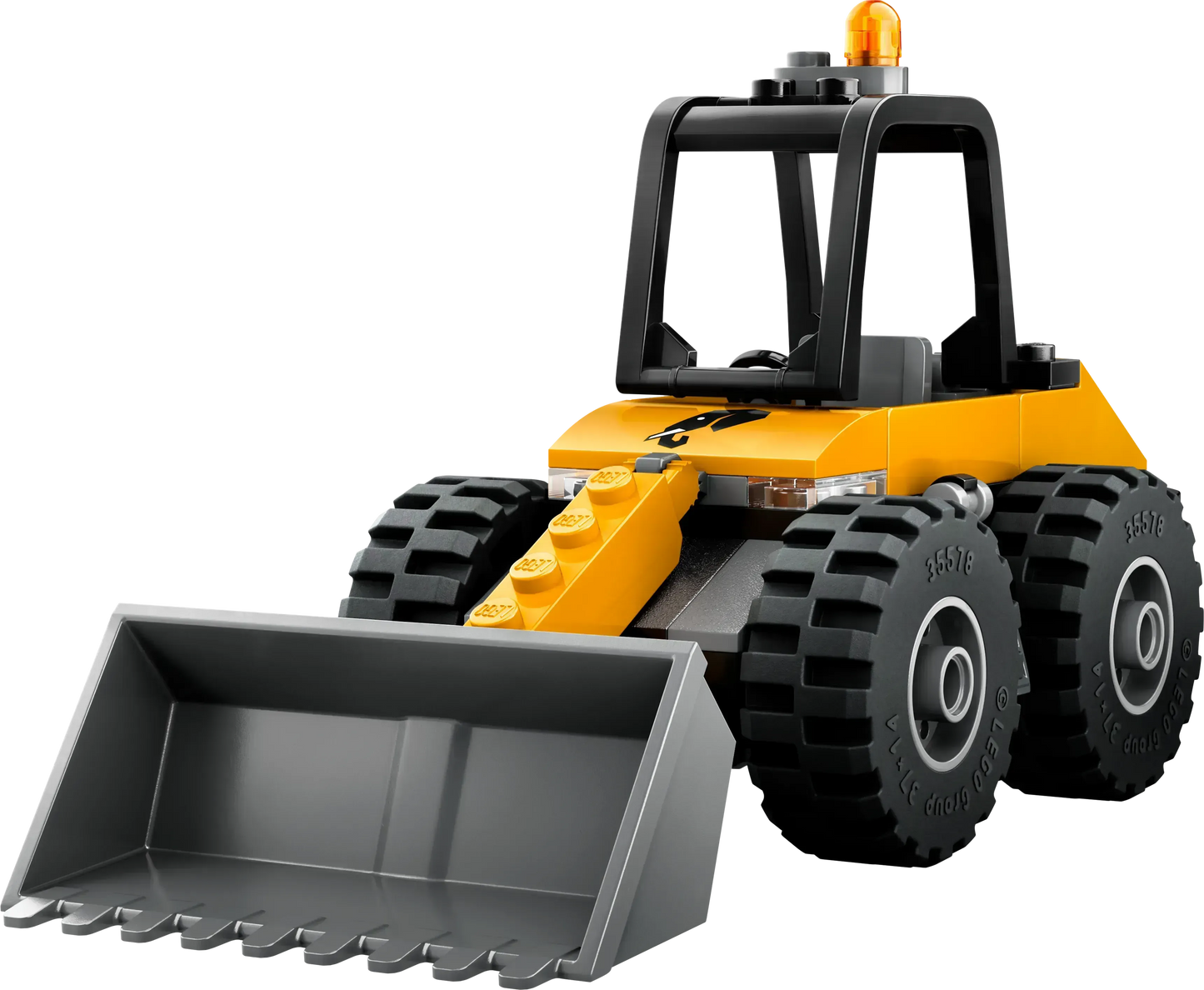 LEGO Gele Wiellader graafmachine 60450 City