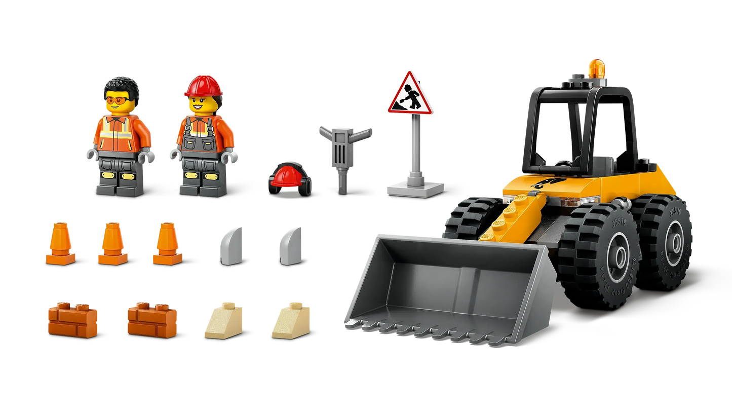 LEGO Gele Wiellader graafmachine 60450 City