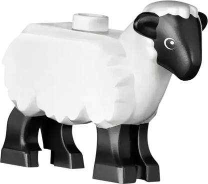 LEGO Rode tractor met aanhanger en schapen 60461 City