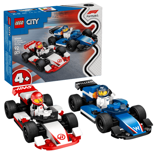 LEGO F1 Williams Racing & Haas Formula 1 Cars 60464 City (Pre-Order: januari 2025)