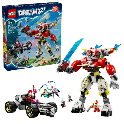 LEGO Coopers tijgermecha en zero's HotRod 71497 Dreamzzz