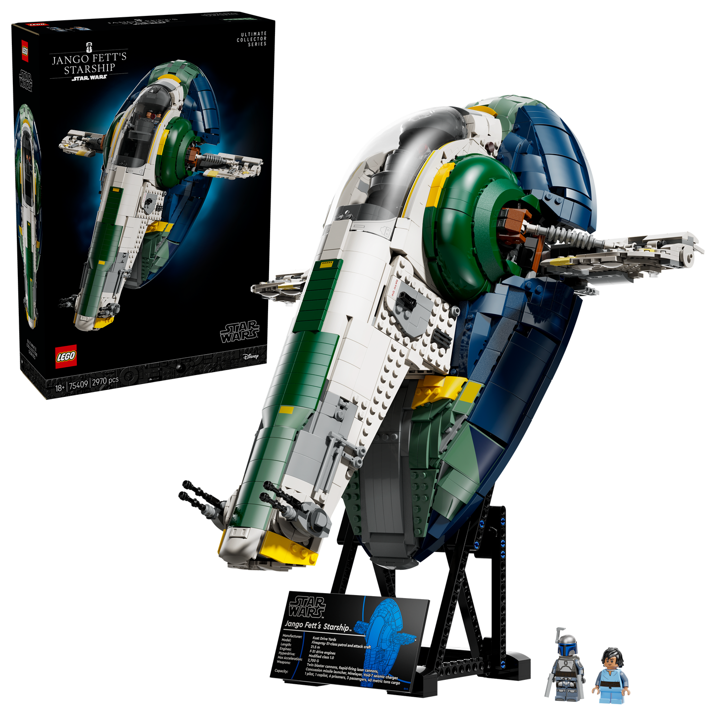 LEGO Jango Fett's Firespray 75409 StarWars