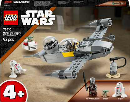 LEGO Mando en Grogu's N-1 Starfighter 75410 StarWars