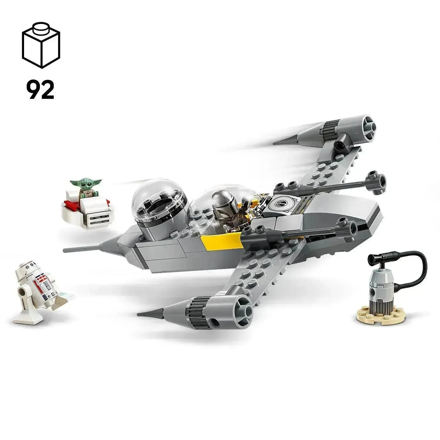 LEGO Mando en Grogu's N-1 Starfighter 75410 StarWars