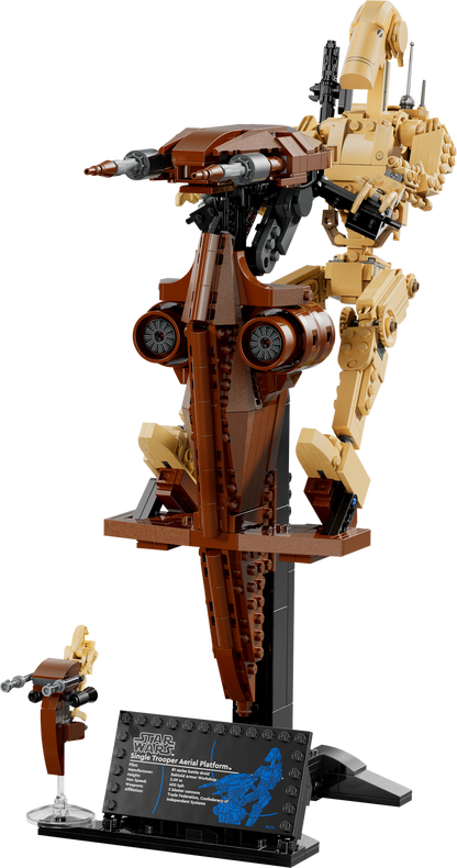 LEGO B1 Battle Droid met STAP 75428 StarWars