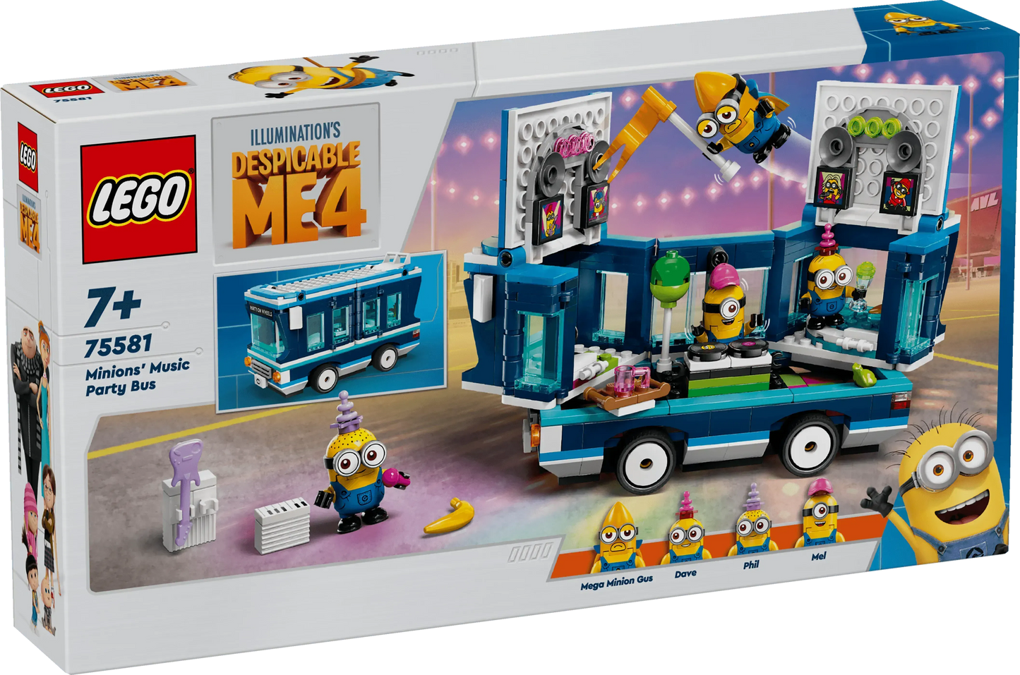 LEGO Muzikale feestbus van de Minions 75581 Minions