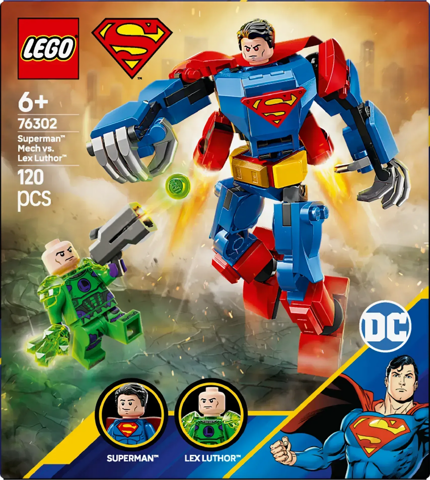 LEGO Superman Mecha Vs Lex Luthor 76302 Superman
