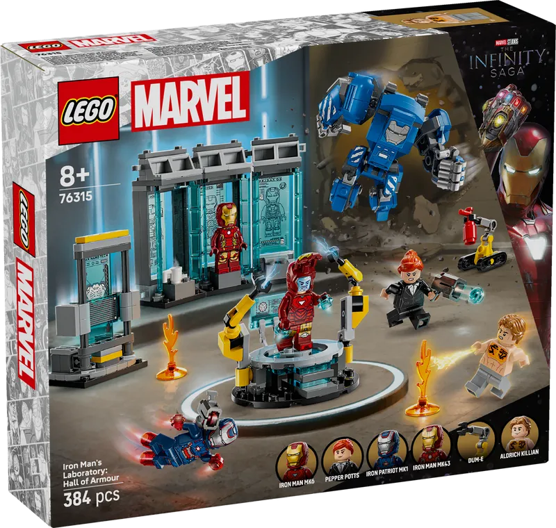 LEGO 76315 IronMans laboratorium harnas ruimte 2TTOYS