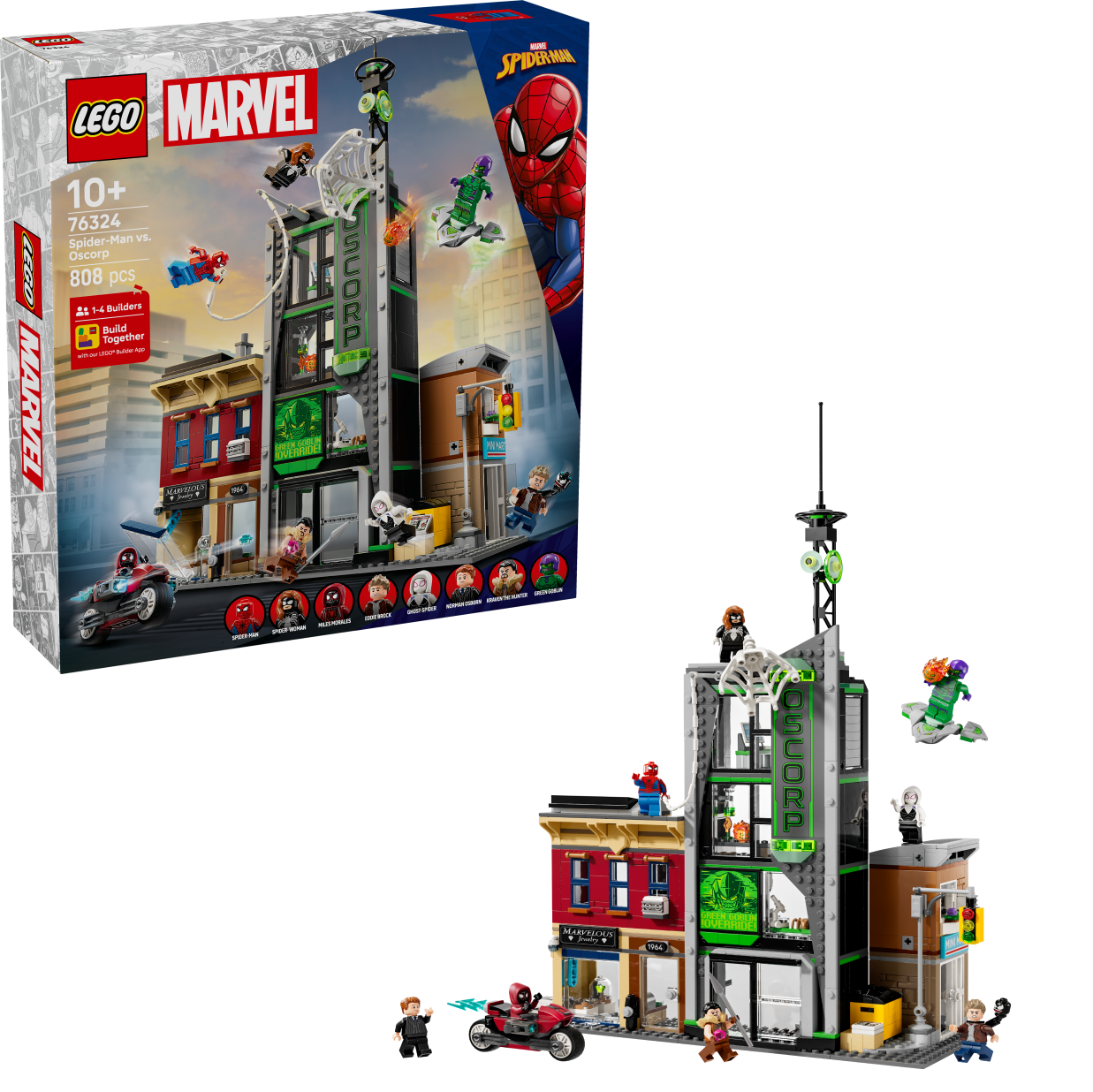 LEGO Spider-Man vs. Oscorp 76324 Superheroes