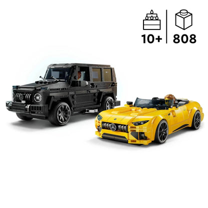 LEGO Mercedes-AMG GT Roadster 2024 & AMG G 63 76924 Speedchampions