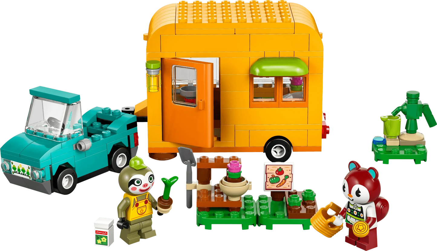 LEGO Leifs caravan en tuinwinkel 77054 Animal Crossing