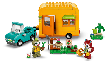 LEGO Leifs caravan en tuinwinkel 77054 Animal Crossing