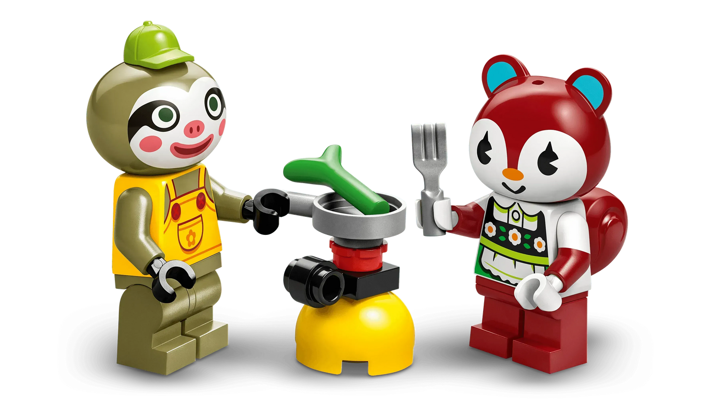 LEGO Leifs caravan en tuinwinkel 77054 Animal Crossing