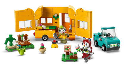 LEGO Leifs caravan en tuinwinkel 77054 Animal Crossing