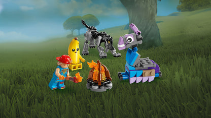 LEGO Peely en Sparkplugs kamp 77075 Fortnite