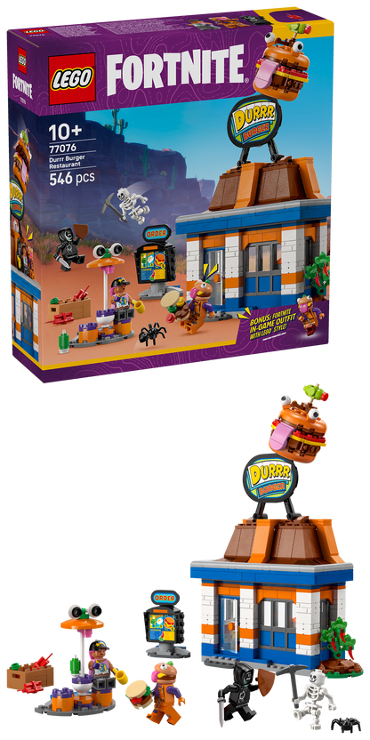 LEGO Durrr Burger Restaurant 77076 Fortnite