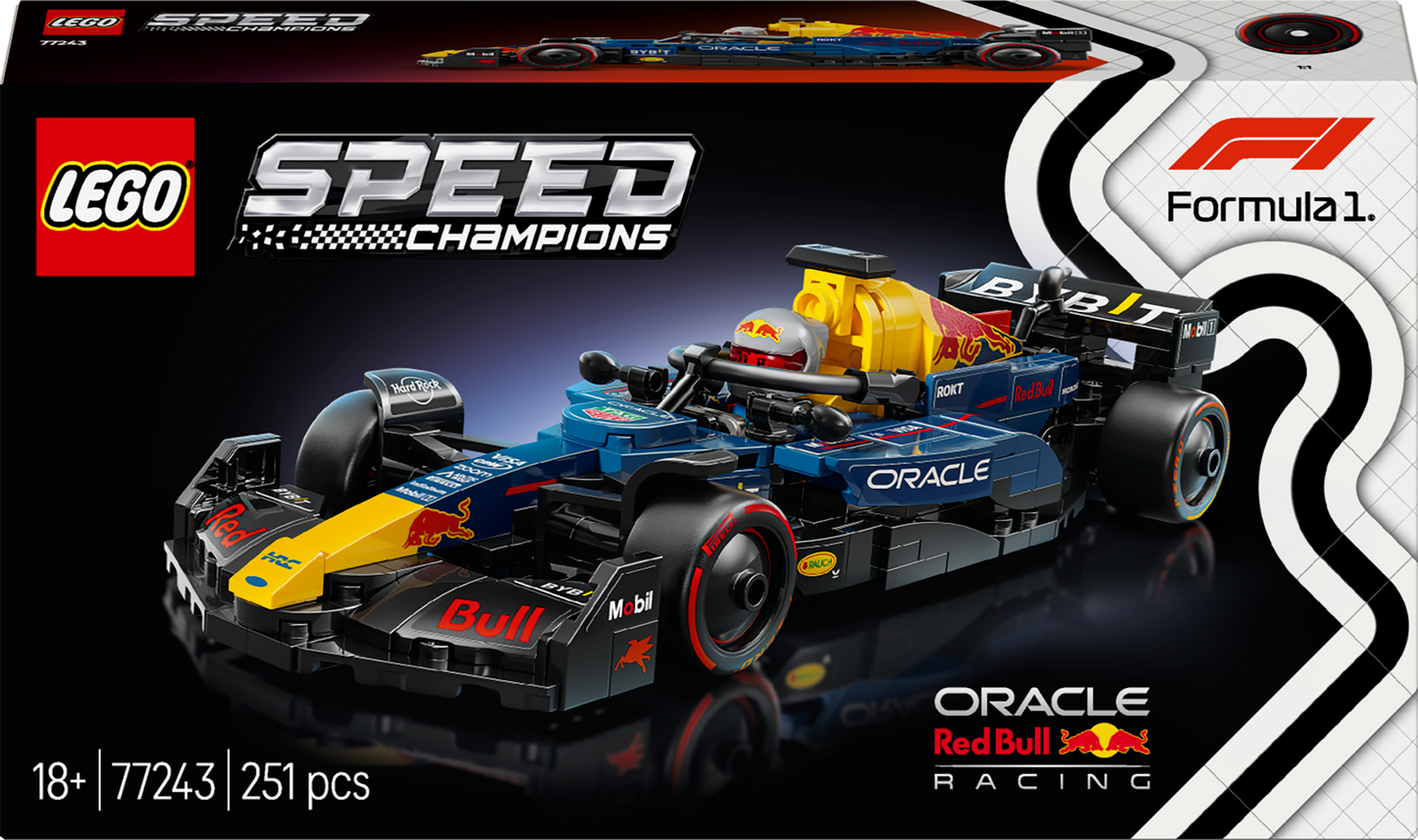 LEGO Red Bull Racing F 1 Formule Max Verstappen 77243 Speedchampions
