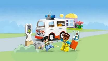 LEGO Ambulance met chauffeur 10447 DUPLO