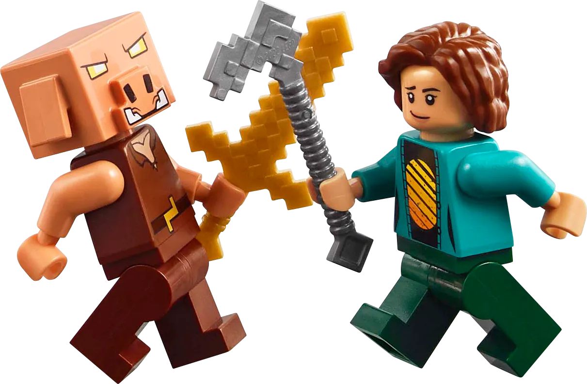 LEGO De Ghast-ballon aanval op het dorp 21273 Minecraft