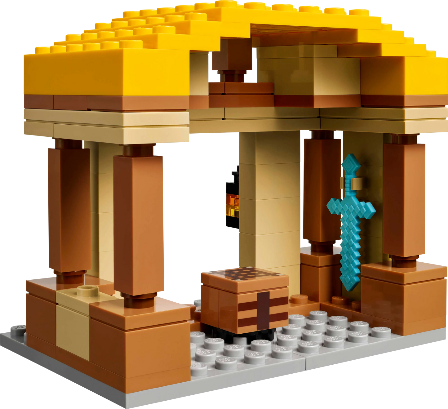 LEGO De Ghast-ballon aanval op het dorp 21273 Minecraft