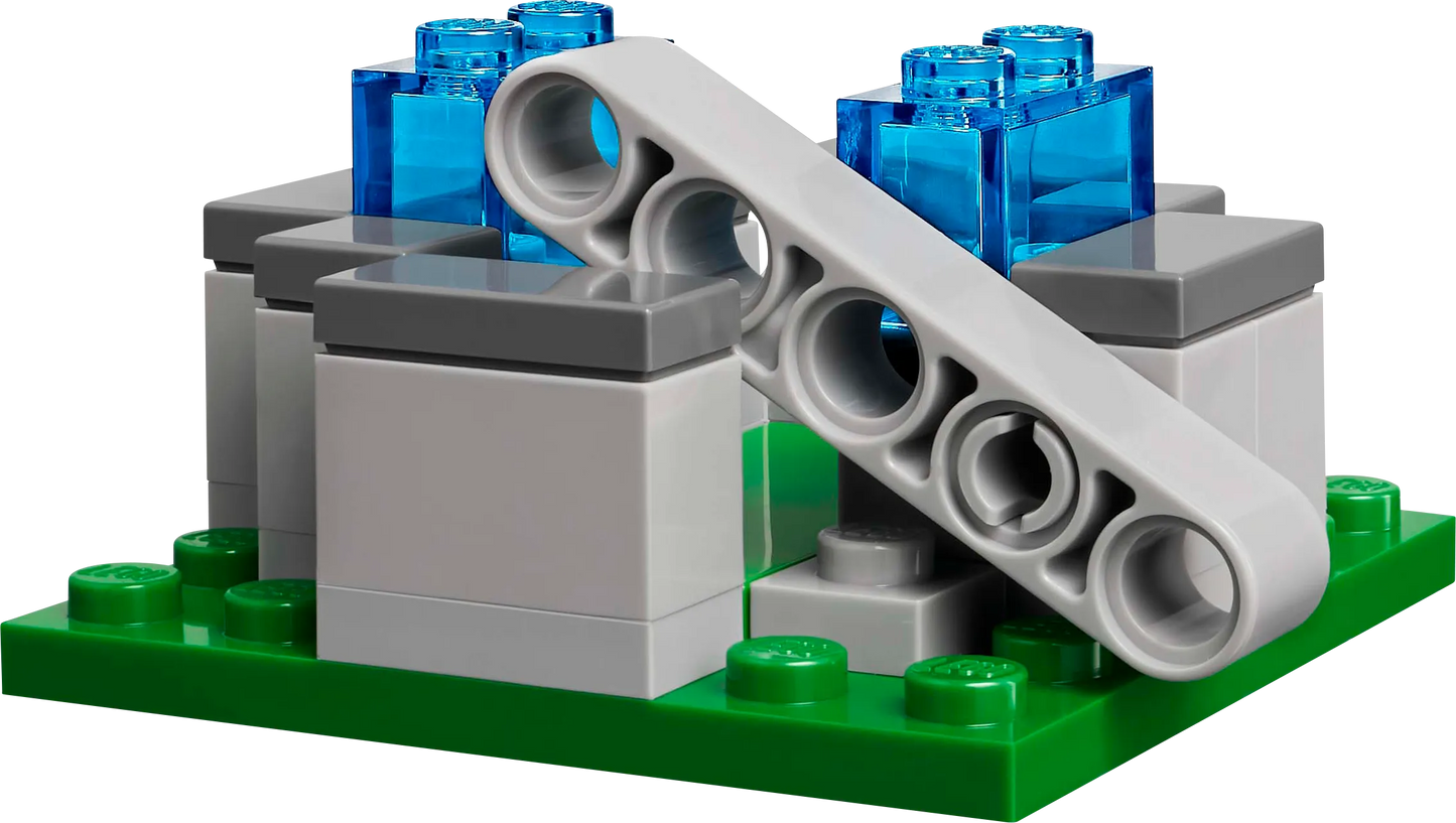 LEGO De Ghast-ballon aanval op het dorp 21273 Minecraft