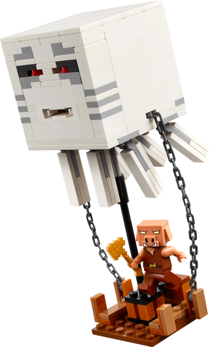 LEGO De Ghast-ballon aanval op het dorp 21273 Minecraft