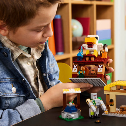 LEGO De Ghast-ballon aanval op het dorp 21273 Minecraft