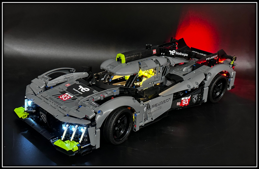 LEGO 42156 PEUGEOT 9X8 24H Le Mans Hybrid Hypercar verlichtingset