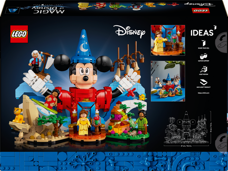 LEGO Disney 100 Celebration: Een magisch bouwavontuur 21352 Ideas (Pre-Order: oktober)