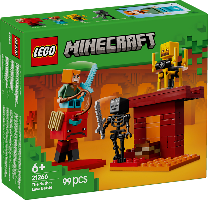 LEGO Het Nether Lava gevecht 21266 Ninjago (Pre-Order: januari 2025)