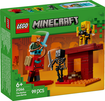 LEGO Het Nether Lava gevecht 21266 Ninjago (Pre-Order: januari 2025)