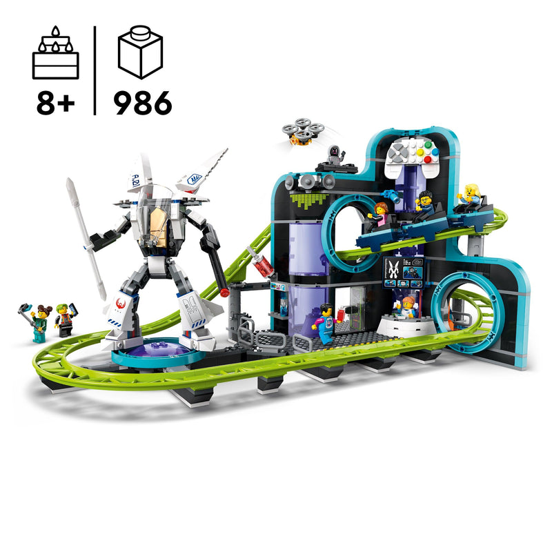 LEGO Achtbaan in Robot wereld 60421 City (Pre-Order: verwacht juni) LEGO CITY @ 2TTOYS LEGO €. 84.99