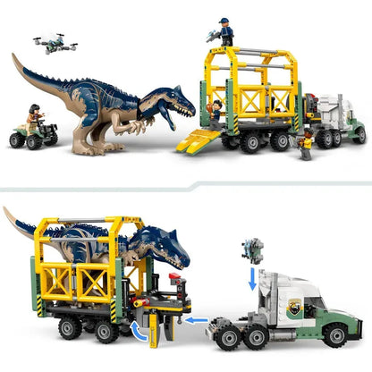 LEGO Dinosaurusmissies: Allosaurus transporttruck 76966 Jurassic World