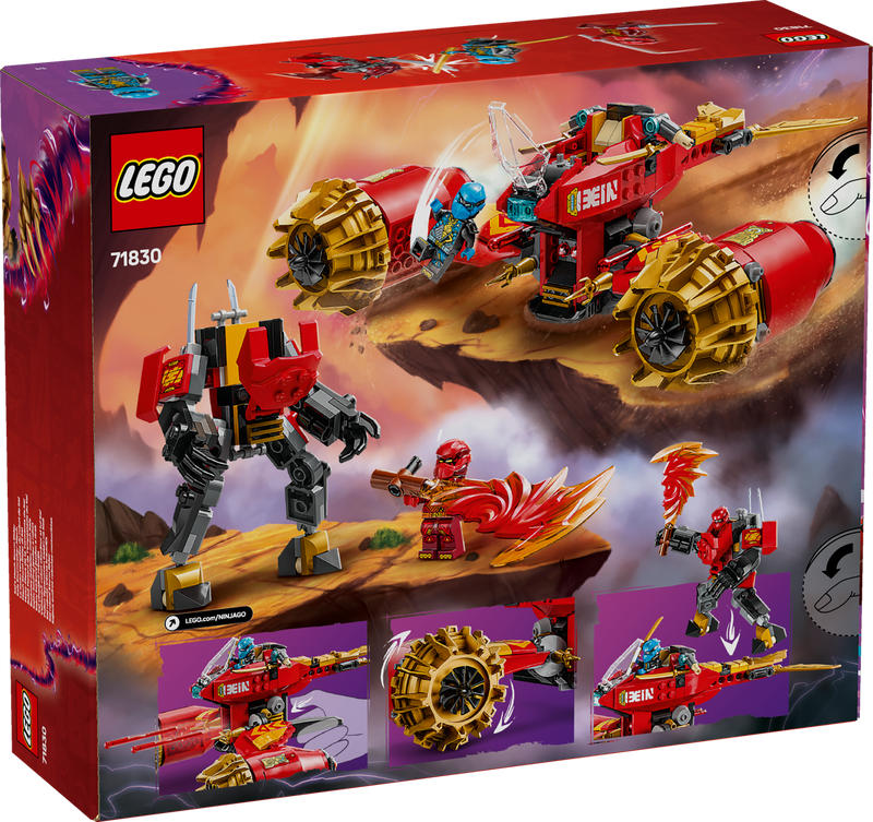 LEGO Kai's Mech Storm Rider 71830 Ninjago (Pre-Order: januari 2025)