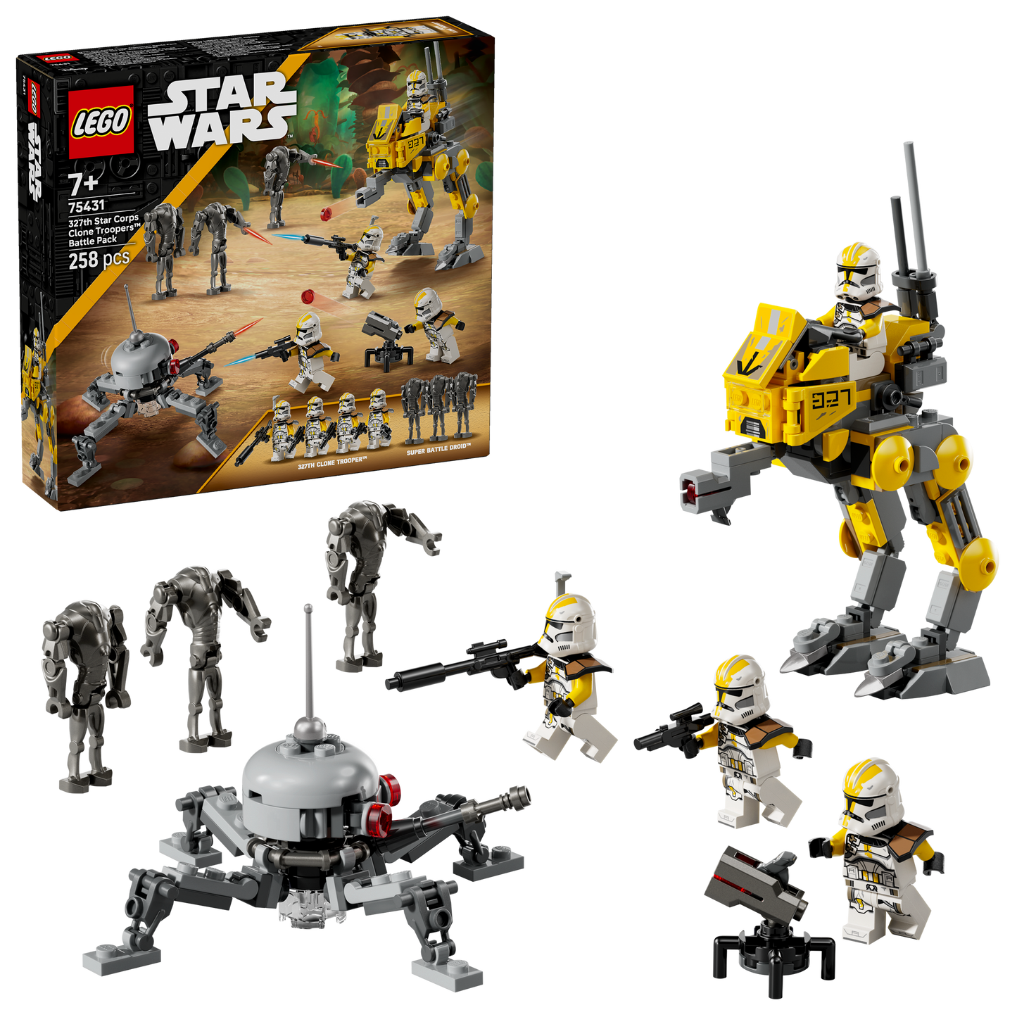 LEGO 327th Star Corps Clone Troopers™ Battle Pack 75431 StarWars