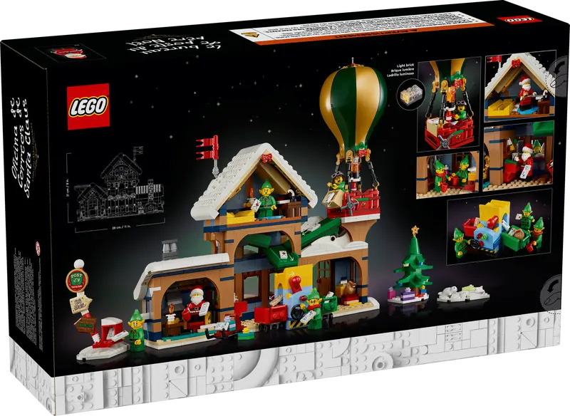 LEGO 10339 Postkantoor van de Kerstman: Een Feestelijke Bouwervaring