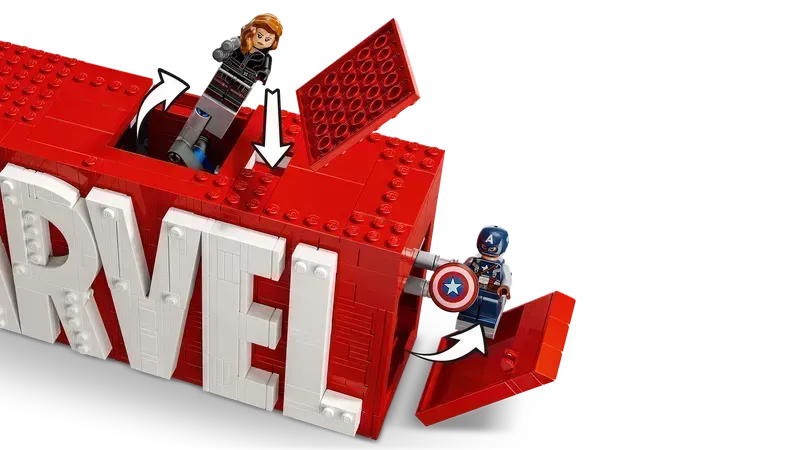 LEGO Marvel logo en figuren 76313 Superheroes