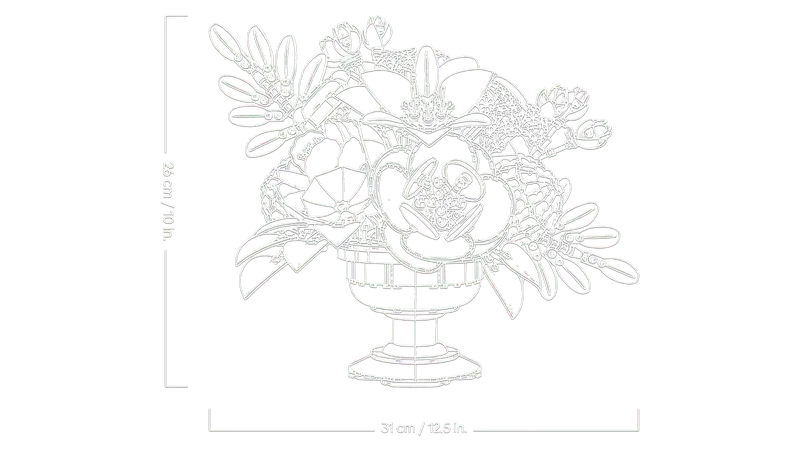 LEGO Bloemstuk 10345 Botanische Collectie (verwacht februari 2025)