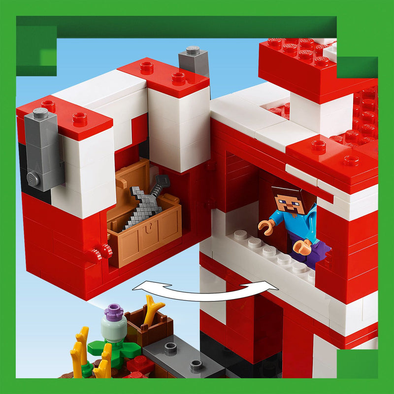 LEGO Het Paddestoelhuis 21270 Minecraft (Pre-Order: januari 2025)